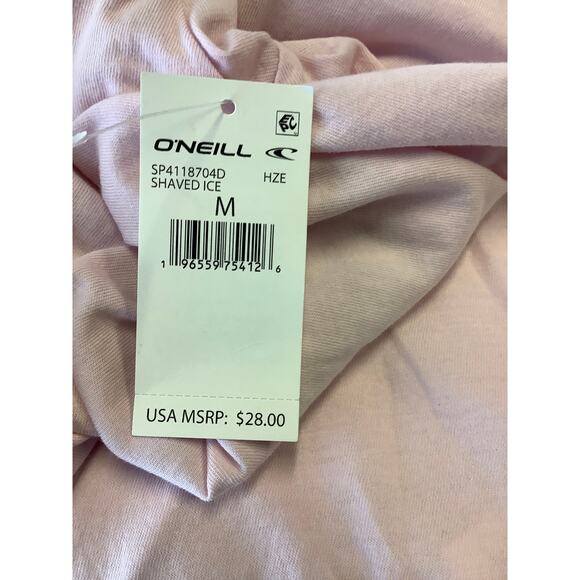 O'Neill Men's Medium Pink Shaved Ice Short Sleeve T-Shirt Casual Summer N3-30 - Picture 5 of 6